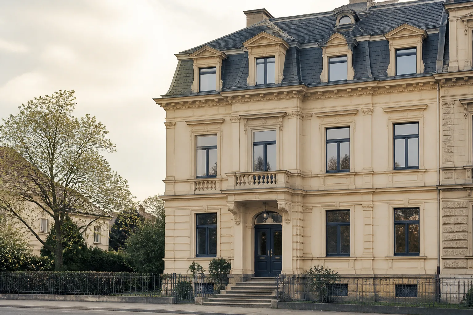 Klassische Immobilienarchitektur